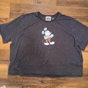Disney Mickey and Friends Boxy Cut Mickey Mouse T-shirt